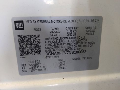 Used 2022 Chevrolet Equinox LS w/ LPO, Floor Liner Package image 33