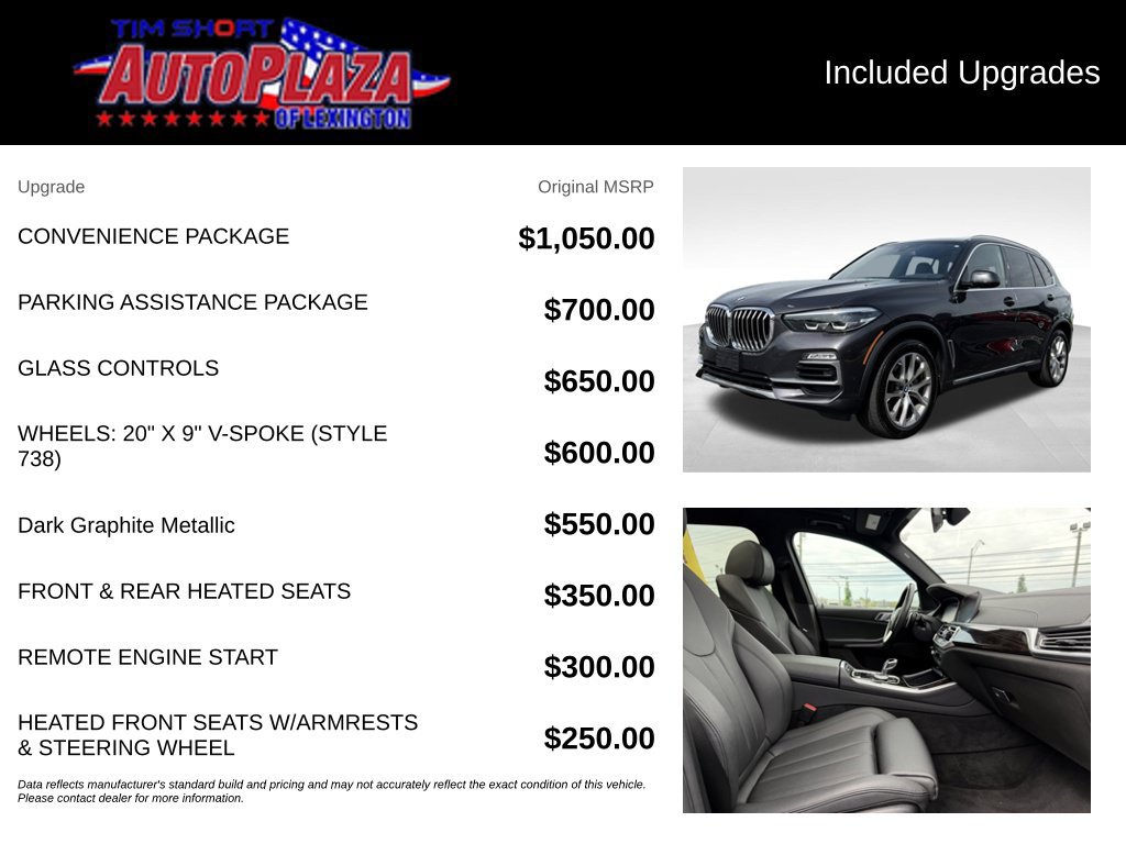 Used 2020 BMW X5 xDrive40i w/ Convenience Package AWD/4WD image 22