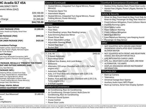 Used 2022 GMC Acadia SLT w/ Technology Package image 5