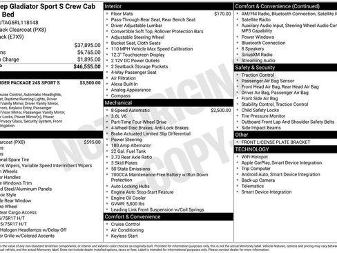 Used 2024 Jeep Gladiator Sport AWD/4WD image 3