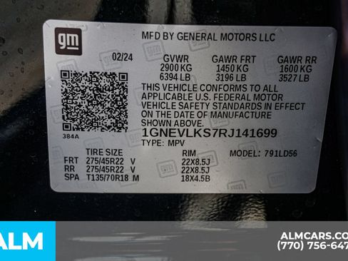 Used 2024 Chevrolet Traverse RS AWD/4WD image 67