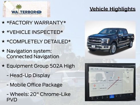 New 2026 Ford F150 Lariat w/ Equipment Group 502A High image 5