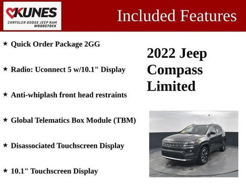 Used 2022 Jeep Compass Limited image 3
