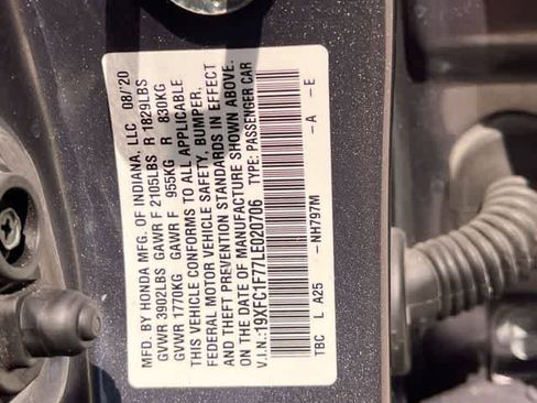 Used 2020 Honda Civic EX-L image 22