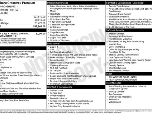 Certified 2025 Subaru Crosstrek 2.0i Premium image 46