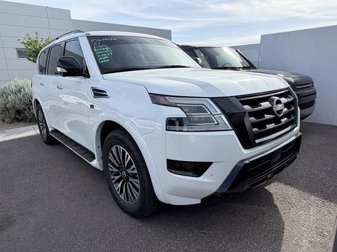 Used 2021 Nissan Armada SL w/ Midnight Edition Package RWD image 2