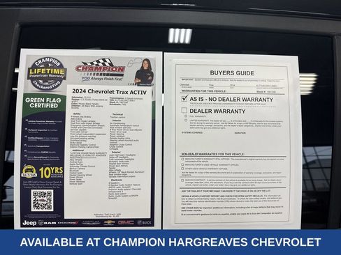 Certified 2024 Chevrolet Trax ACTIV w/ Driver Confidence Package FWD image 43