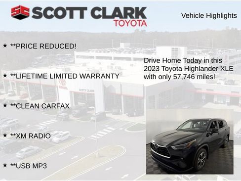 Used 2023 Toyota Highlander XLE AWD/4WD image 13