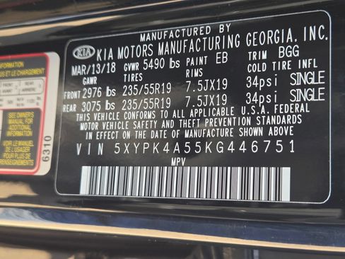 Used 2019 Kia Sorento SX w/ SX Touring Package FWD image 35