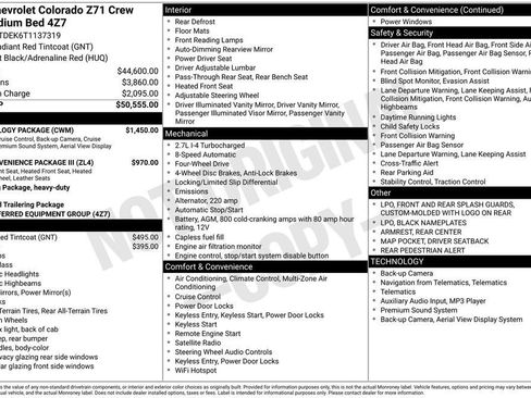 New 2026 Chevrolet Colorado Z71 w/ Technology Package image 11