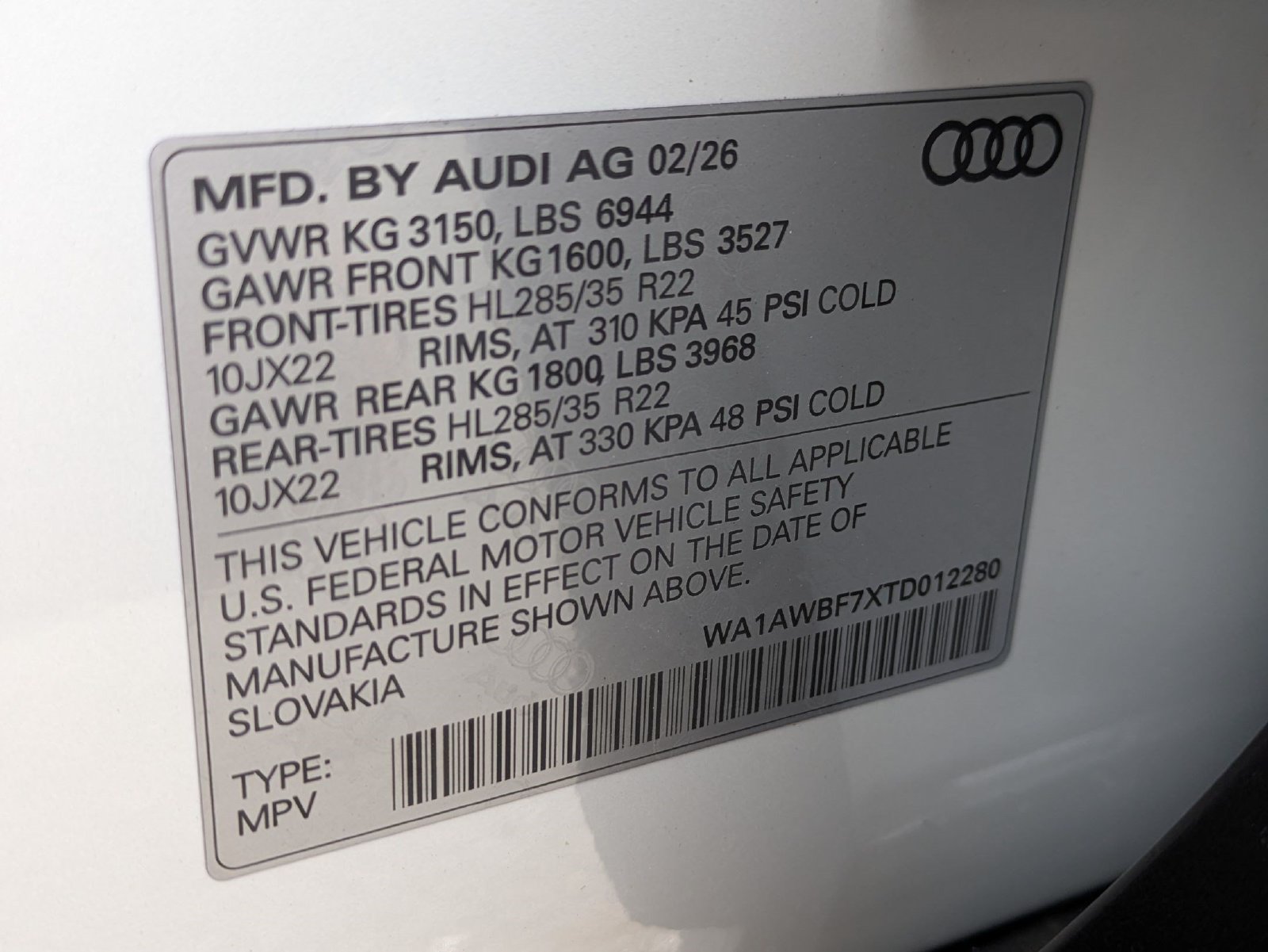 Used 2026 Audi SQ7 Premium Plus AWD/4WD image 17