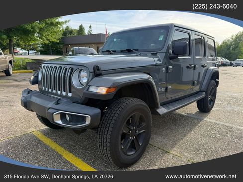 Used 2020 Jeep Wrangler Unlimited Sahara w/ Cold Weather Group AWD/4WD image 1