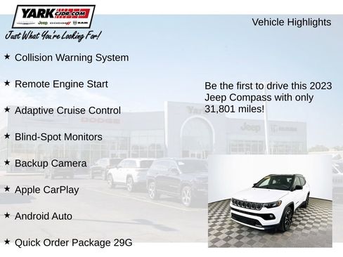 Certified 2023 Jeep Compass Limited image 12