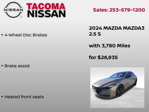 Used 2024 MAZDA MAZDA3 s image 12