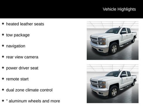 Used 2015 Chevrolet Silverado 1500 LT w/ All Star Edition AWD/4WD image 5