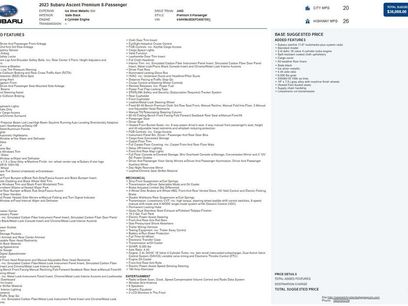 Used 2023 Subaru Ascent Premium