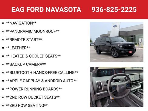 New 2027 Ford Expedition Max Platinum w/ Stealth Appearance Package RWD image 4