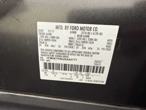 Used 2018 Ford Explorer Limited image 15