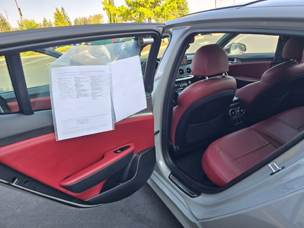 Certified 2022 Kia Stinger GT1 w/ Red Interior Color Package AWD/4WD image 9
