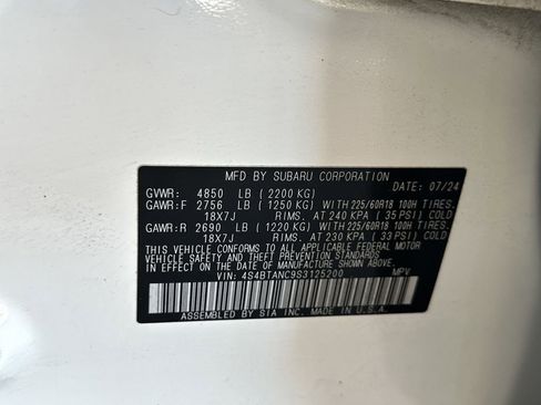 Used 2025 Subaru Outback Limited AWD/4WD image 40