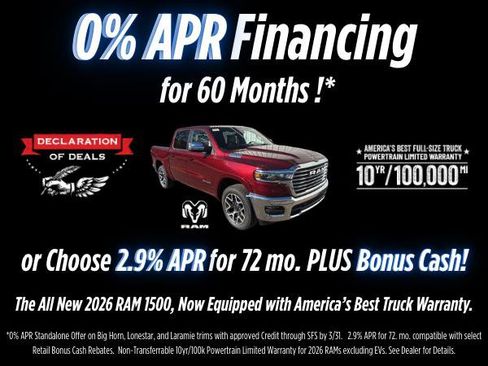 New 2026 RAM 1500 4x4 Crew Cab image 9