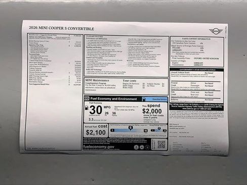 New 2026 MINI Cooper S image 12