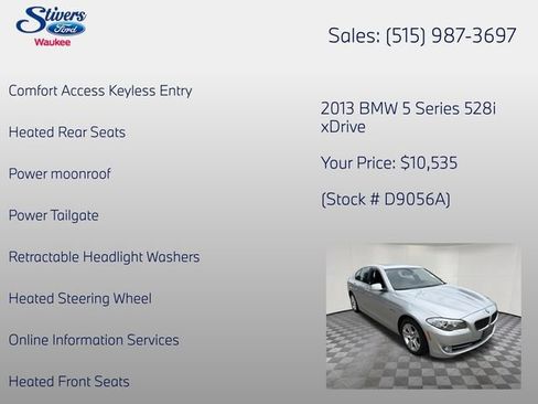 Used 2013 BMW 528i xDrive Sedan AWD/4WD image 21