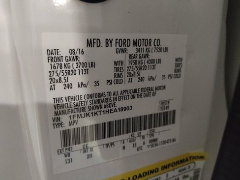 Used 2017 Ford Expedition EL Limited w/ Equipment Group 301A image 33