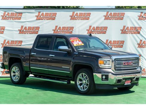 Used 2015 GMC Sierra 1500 SLT w/ SLT Crew Cab Value Package AWD/4WD image 1