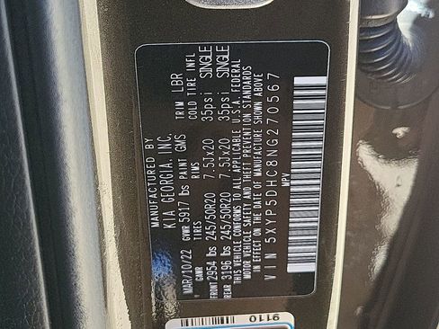 Used 2022 Kia Telluride SX w/ Towing Package image 35