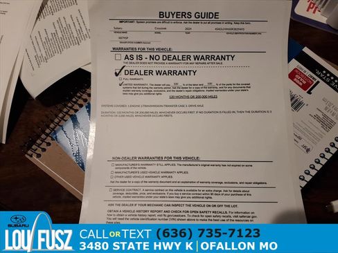 Used 2024 Subaru Crosstrek 2.5i Limited image 35