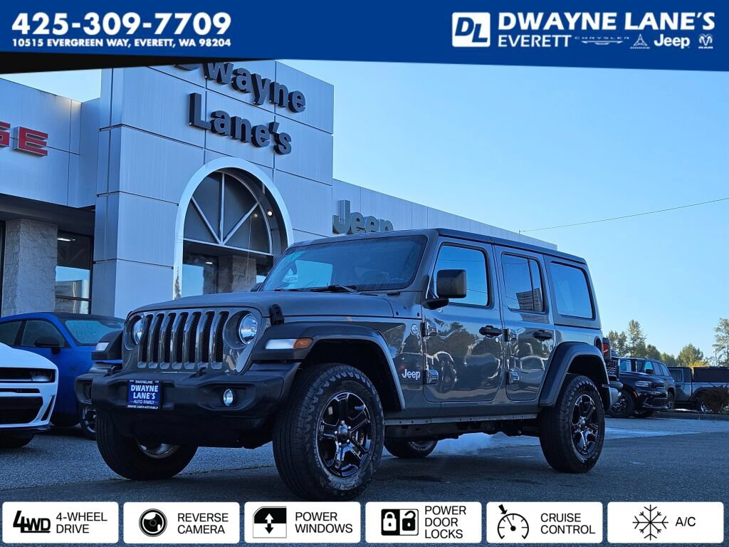 Used 2020 Jeep Wrangler Unlimited Sport S AWD/4WD image 1