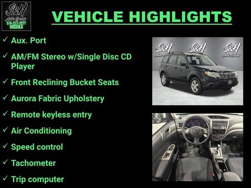 Used 2010 Subaru Forester 2.5X AWD/4WD image 3
