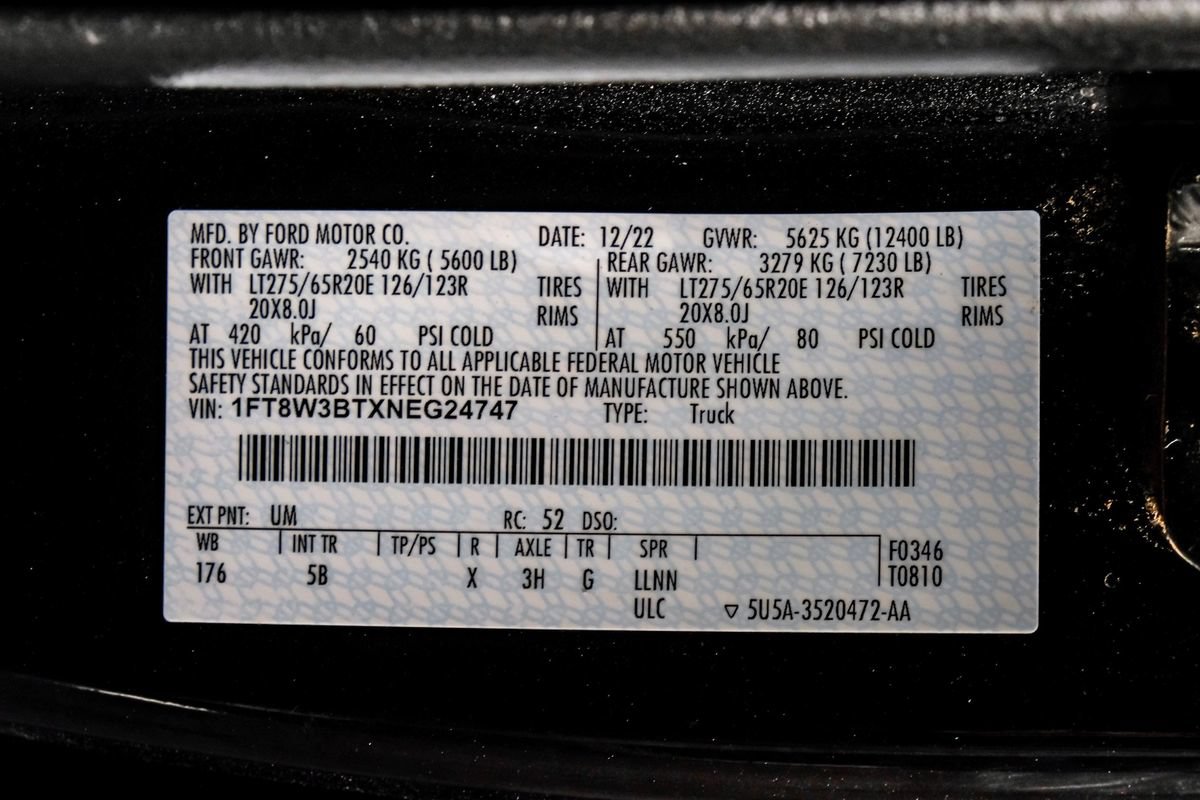 Used 2022 Ford F350 Lariat w/ Lariat Value Package AWD/4WD image 56