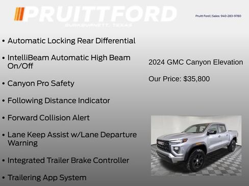 Used 2024 GMC Canyon Elevation AWD/4WD image 19