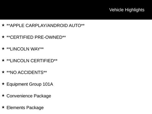 Certified 2022 Lincoln Corsair AWD w/ Equipment Group 101A image 9