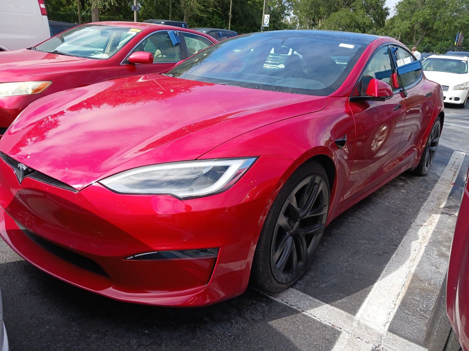 Used 2021 Tesla Model S Plaid AWD/4WD image 1