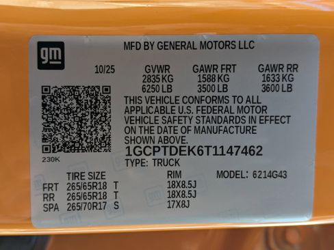 New 2026 Chevrolet Colorado Z71 w/ Technology Package AWD/4WD image 53