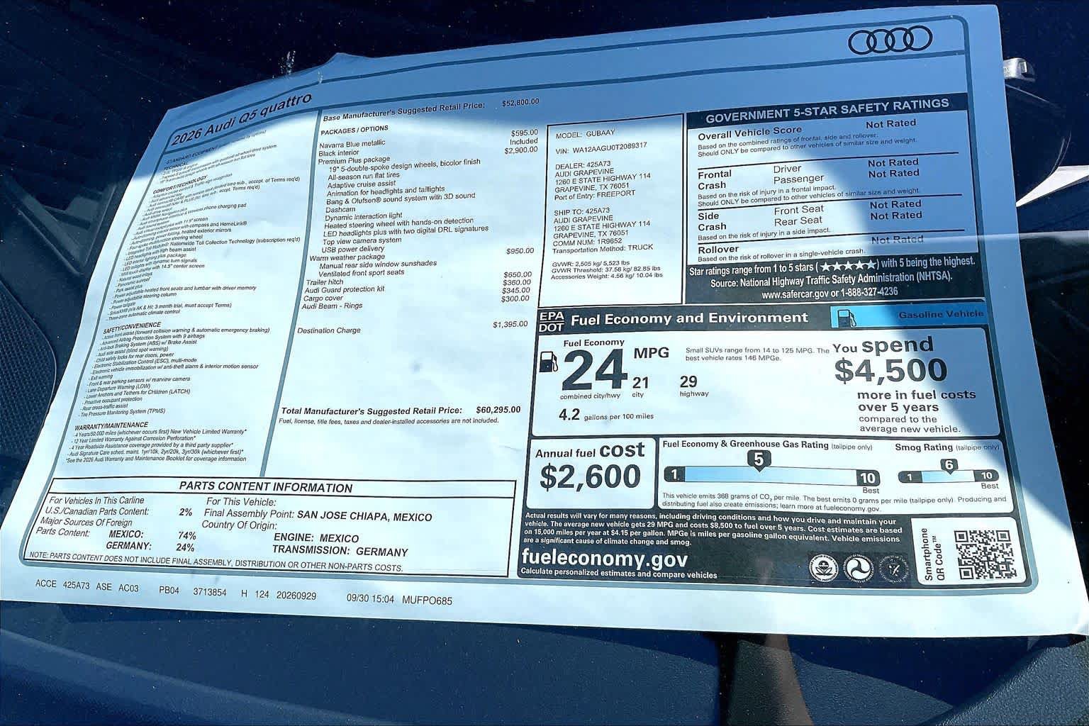 New 2026 Audi Q5 Premium AWD/4WD image 19