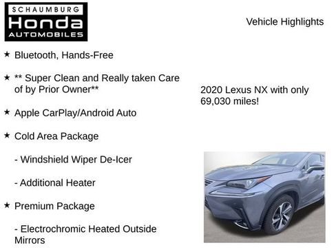 Used 2020 Lexus NX 300 AWD w/ Premium Package image 8