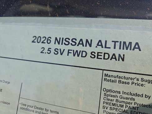 New 2026 Nissan Altima 2.5 SV FWD image 9