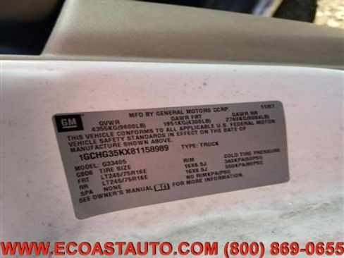 Used 2008 Chevrolet Express 3500 image 7