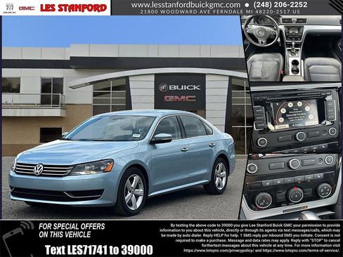Used 2013 Volkswagen Passat 2.5 SE image 1