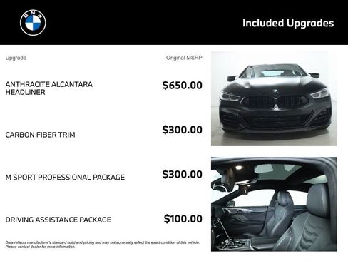 Certified 2024 BMW M850i Gran Coupe xDrive M850i xDrive Gran Coupe w/ M Sport Professional Package image 4