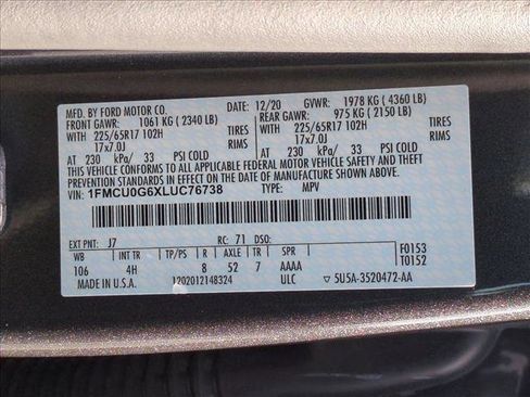 Used 2020 Ford Escape SE image 22