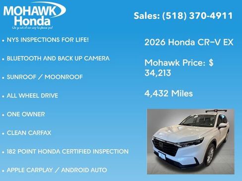 Certified 2026 Honda CR-V EX image 8
