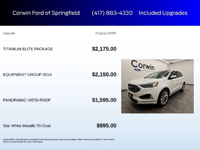 Certified 2024 Ford Edge Titanium w/ Titanium Elite Package AWD/4WD image 6