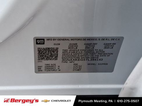 New 2026 Chevrolet Equinox ACTIV w/ Convenience Package III FWD image 17