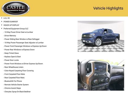 Used 2019 Chevrolet Silverado 1500 High Country w/ Technology Package image 3