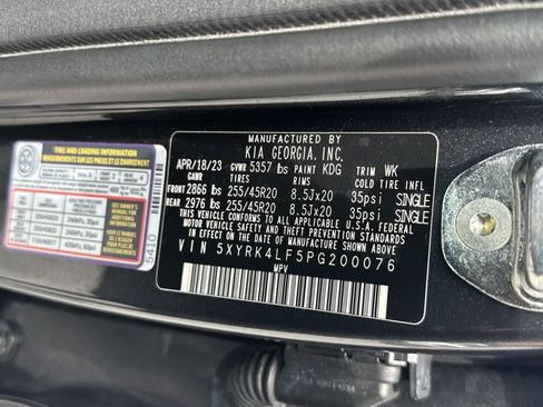 Certified 2023 Kia Sorento SX FWD image 39